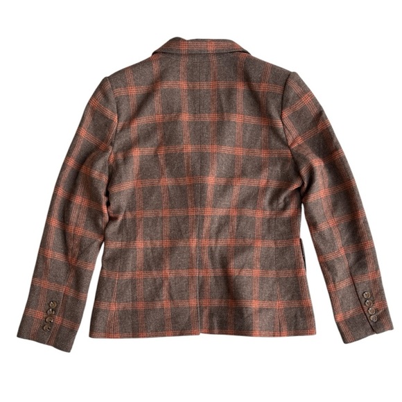 BB Dakota by Steve Madden Talk Show Host Blazer Plaid Print Size Medium NWOT - Picture 2 of 5